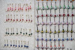 Coloured hooks.