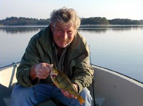 Rolf and medium size (400 g) perch from Ava