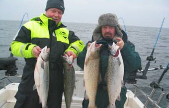 Christer Johansson and some of their catch! Photo SFM-toimitus