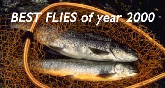 The Best Flies of the Year 2000 This list of the best flies is based on editors fishing trip to Lapland in july 2000. SF